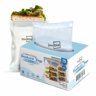 Perfect Compostable Sandwich Ziplock Bags