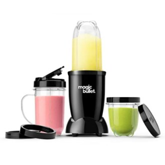 Magic Bullet Blender, Small, Black, 11 Piece Set