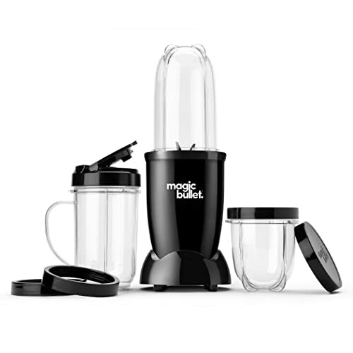 Magic Bullet blender with cups and lids