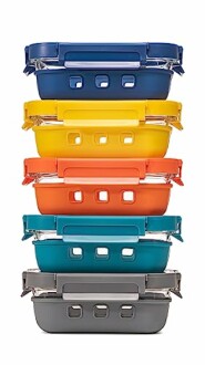 Glass Food Storage Container Set